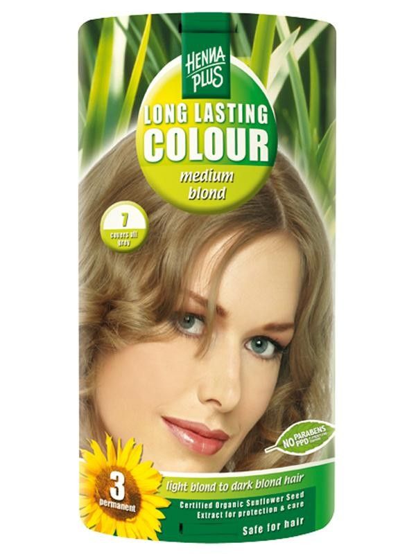 E-shop HennaPlus Dlouhotrvající barva Sytá blond 7 100 ml