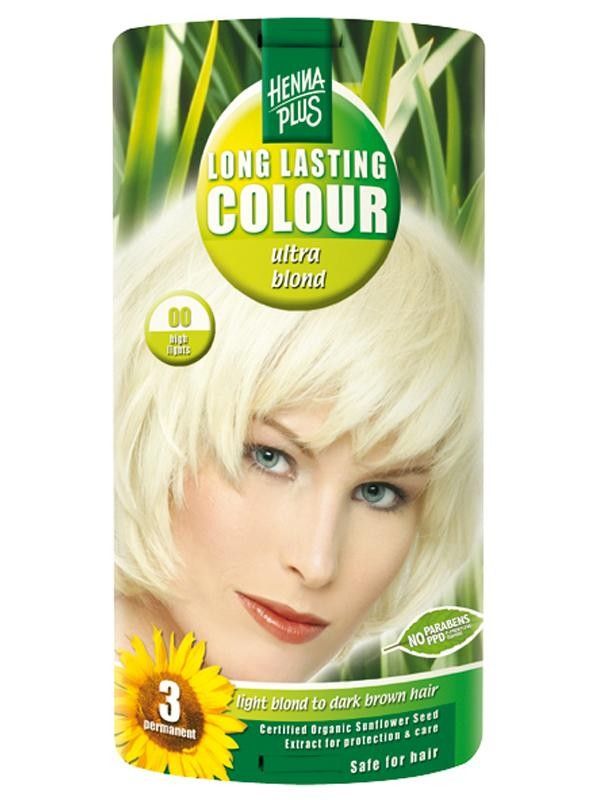 E-shop HennaPlus Dlouhotrvající barva zesvětlující Ultra blond 00 100 ml