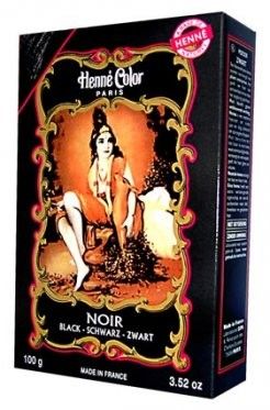 Henné Color Přírodní regen. barva na vlasy Černá 100 g
