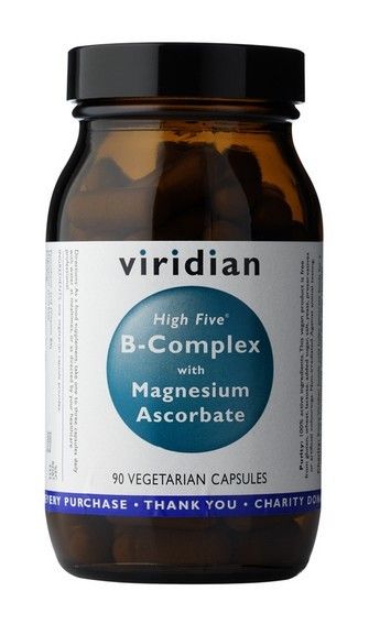 E-shop Viridian High Five B Complex with Magnesium Ascorbate 90 kapslí