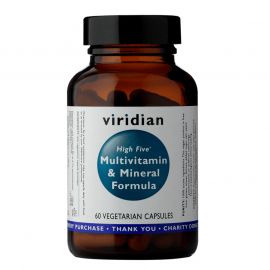 High Five Multivitamin & Mineral Formula (Natural komplex pro každý den) 60 kapslí Viridian