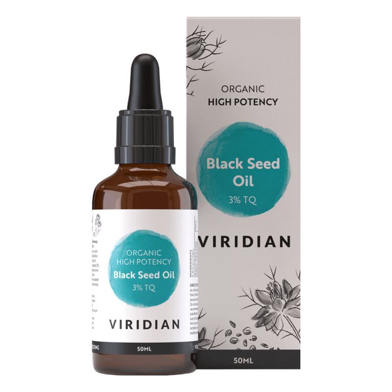 E-shop Viridian High Potency Black Seed Oil Organic 50ml
