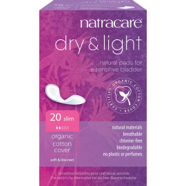 Inkontinenční vložky Dry Light Natracare 20 ks