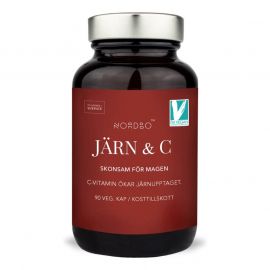 Järn & C (Železo a Vitamín C) Nordbo 90 kapslí