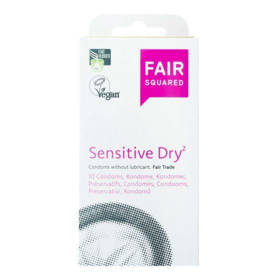 E-shop Kondom sensitive dry Fair Squared 10 ks