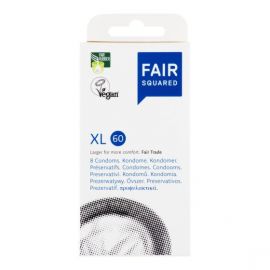 Kondom XL 60 Fair Squared 8 ks