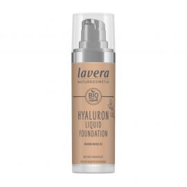 Lehký tekutý make-up s kyselinou hyaluronovou 03 Warm Nude Lavera 30ml