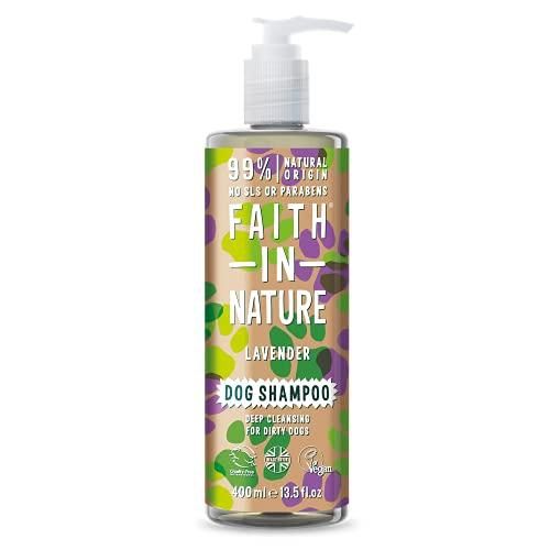 E-shop Faith in Nature Levandulový šampon pro psy - pro silně zašpiněnou srst 400ml