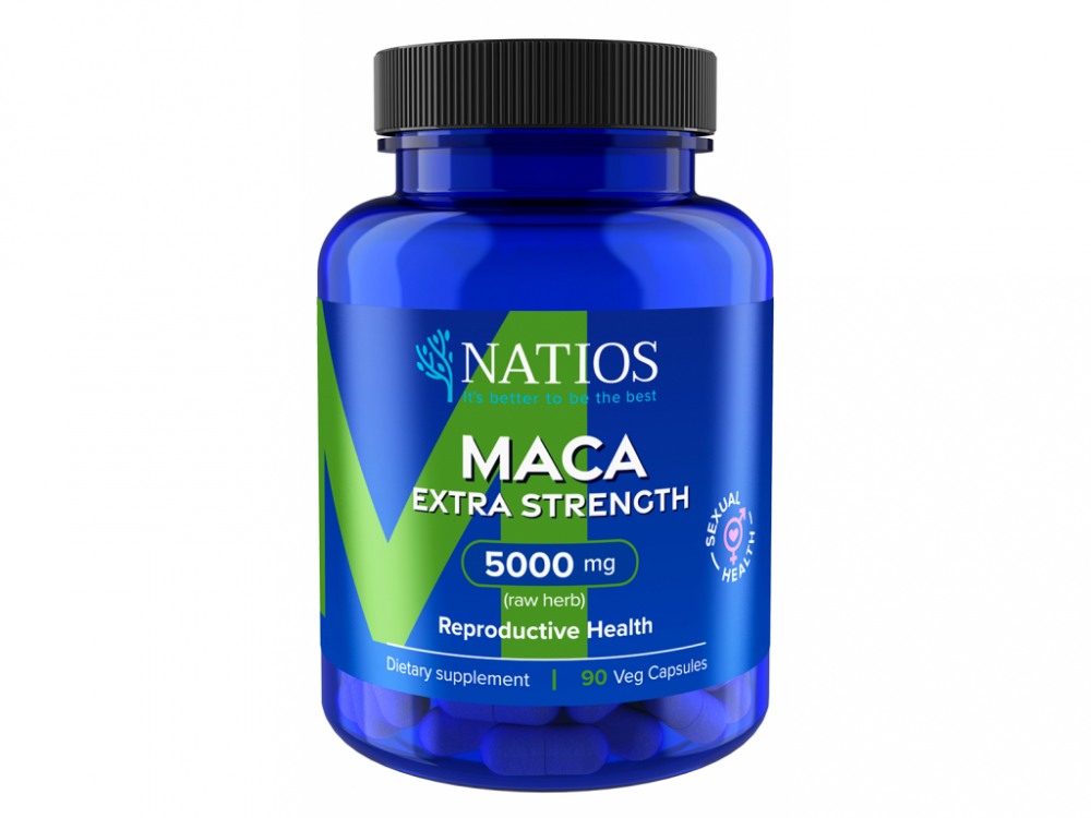 E-shop Natios Maca Extract 5000 mg, Extra Strength 90 veganských kapslí
