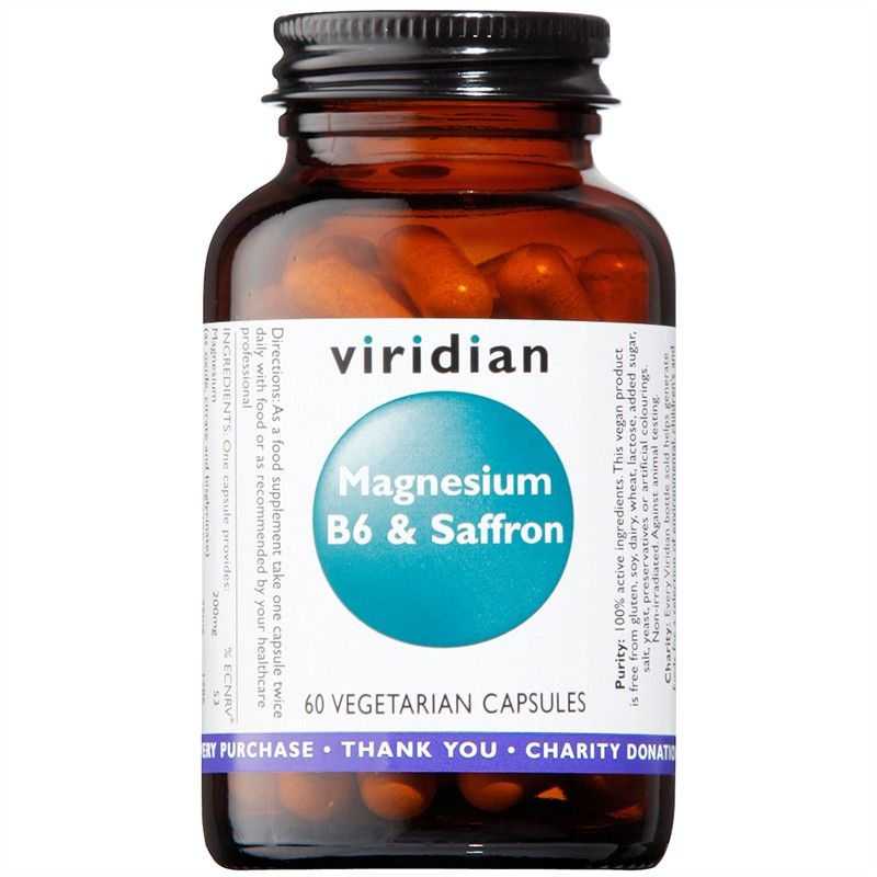 E-shop Viridian Magnesium B6 & Saffron 60 kapslí
