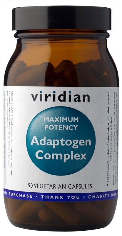 E-shop Viridian Maxi Potency Adaptogen Complex 90 kapslí