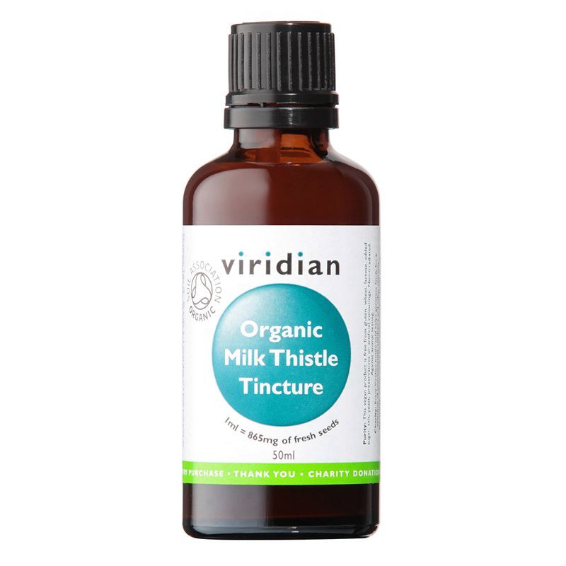 E-shop Viridian Milk Thistle Tincture Organic (Ostropestřec mariánský tinktura Bio) 50ml