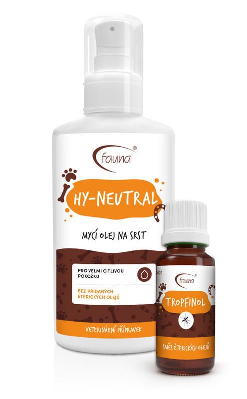 E-shop Aromafauna Mycí olej na srst HY-Neutral + Směs éterických olejů Tropfinol