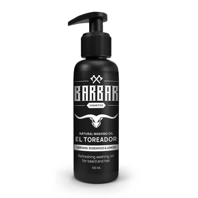 E-shop Barbar Mycí olej na vousy a vlasy EL TOREADOR 100 ml
