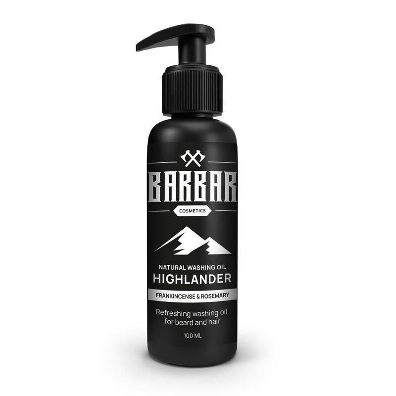 E-shop Barbar Mycí olej na vousy a vlasy HIGHLANDER 100 ml
