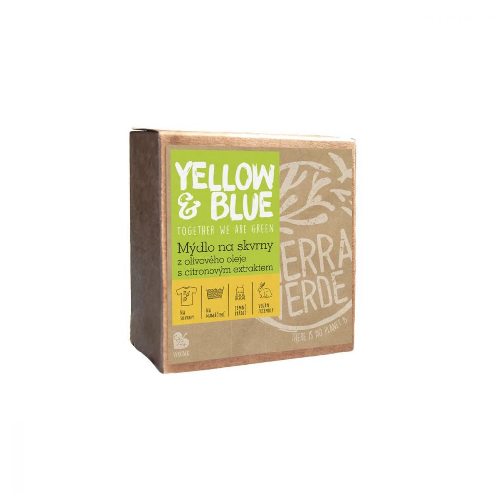 E-shop Tierra Verde Mýdlo z olivového oleje s citronovým extraktem na skvrny 200g