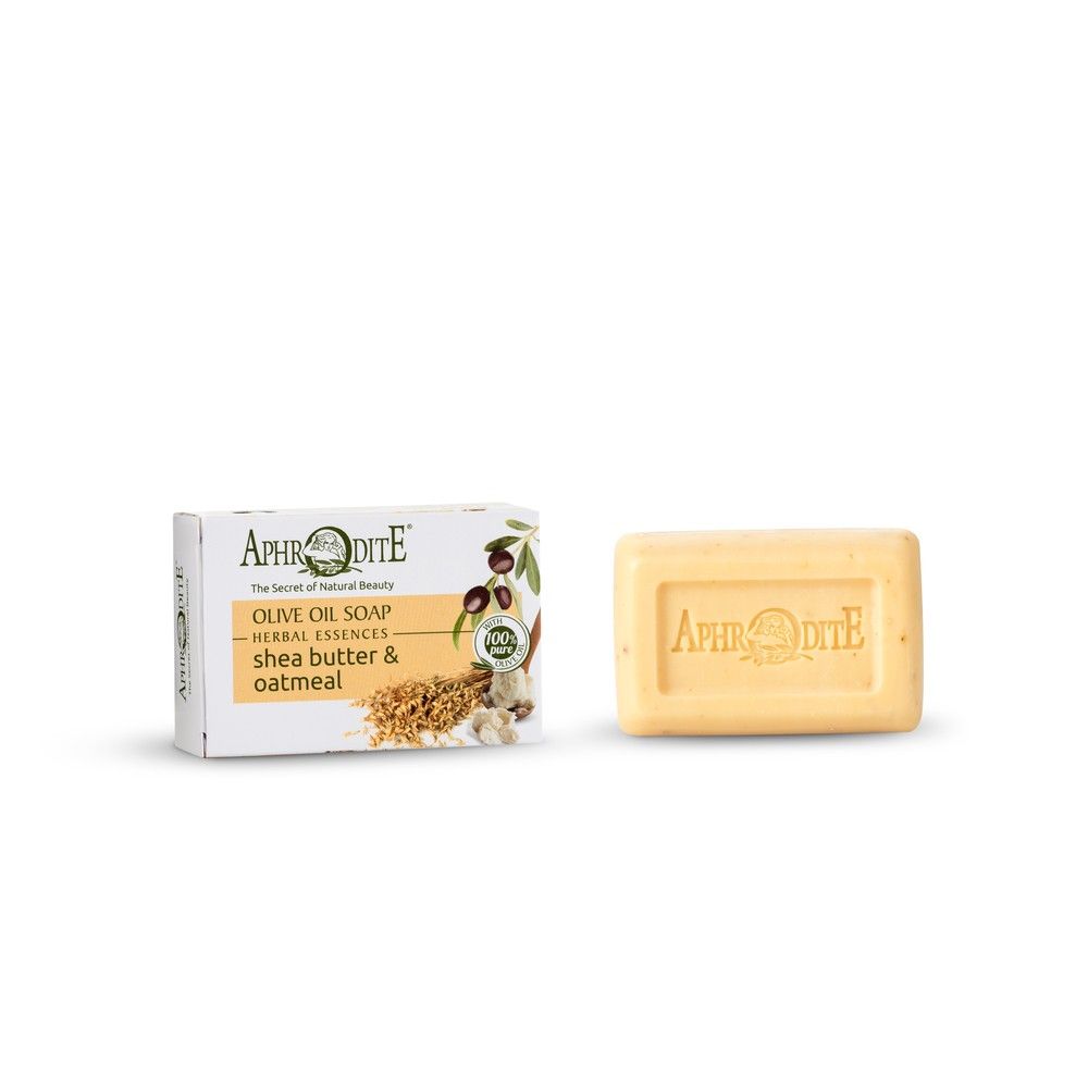 E-shop Olivové mýdlo s bambuckým máslem a ovesnými vločkami Aphrodite 100g