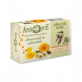 Olivové mýdlo s heřmánkem a měsíčkem Aphrodite 100g