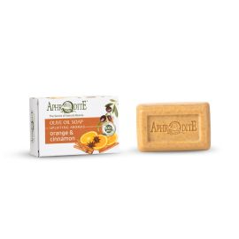 Olivové mýdlo s pomerančem a skořicí Aphrodite 100g