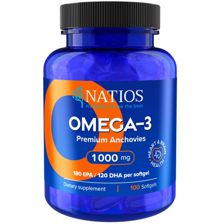 E-shop Natios Omega 3 1000 mg 100 softgel kapslí