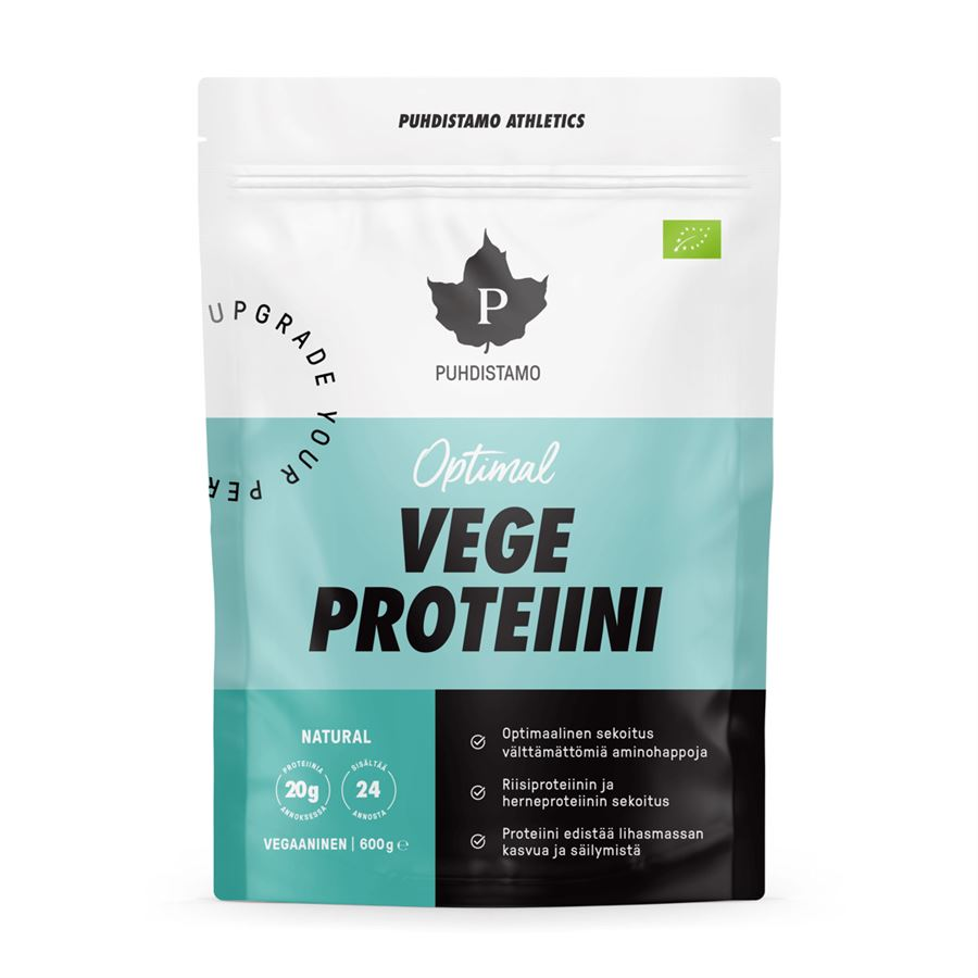 E-shop Puhdistamo Optimal Vegan Protein BIO natural 600g