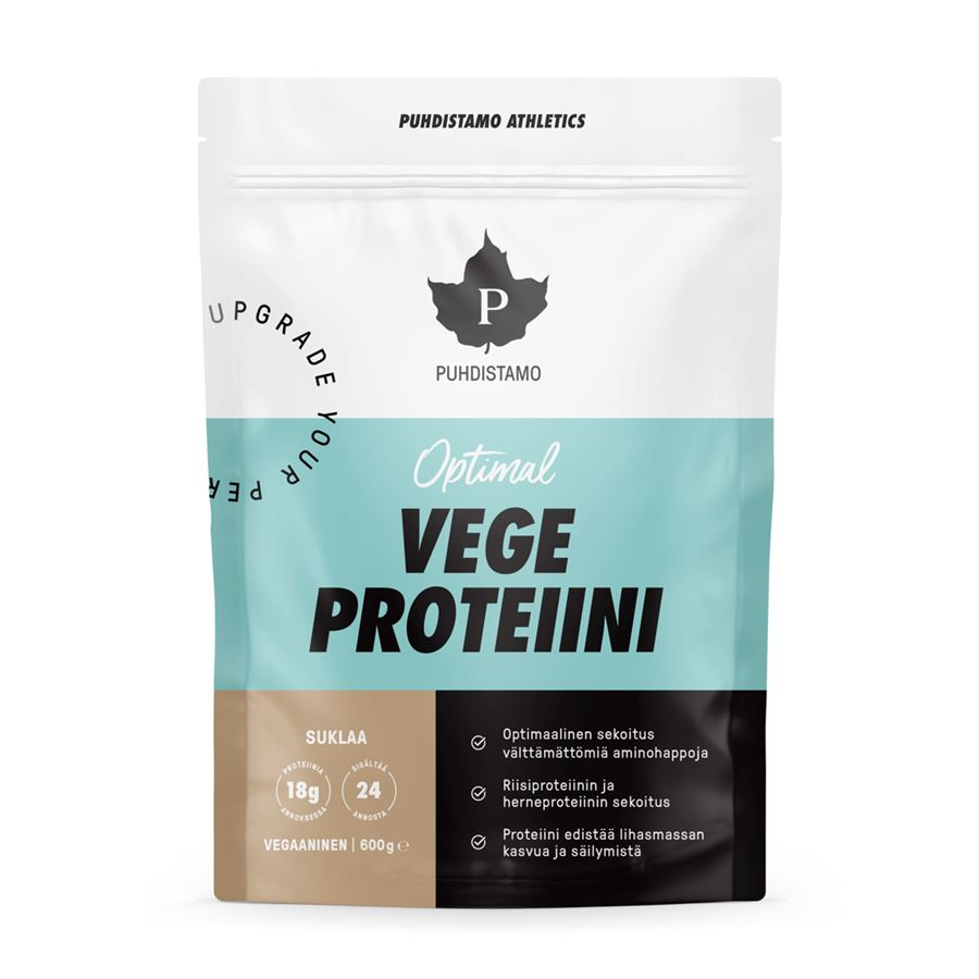Puhdistamo Optimal Vegan Protein čokoláda 600g