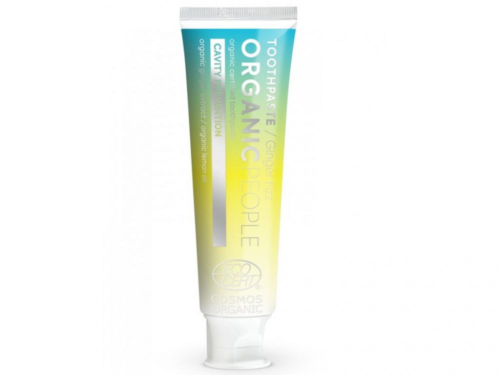 E-shop Organic People Organická certifikovaná zubní pasta - Šumivý zázvor 85 g