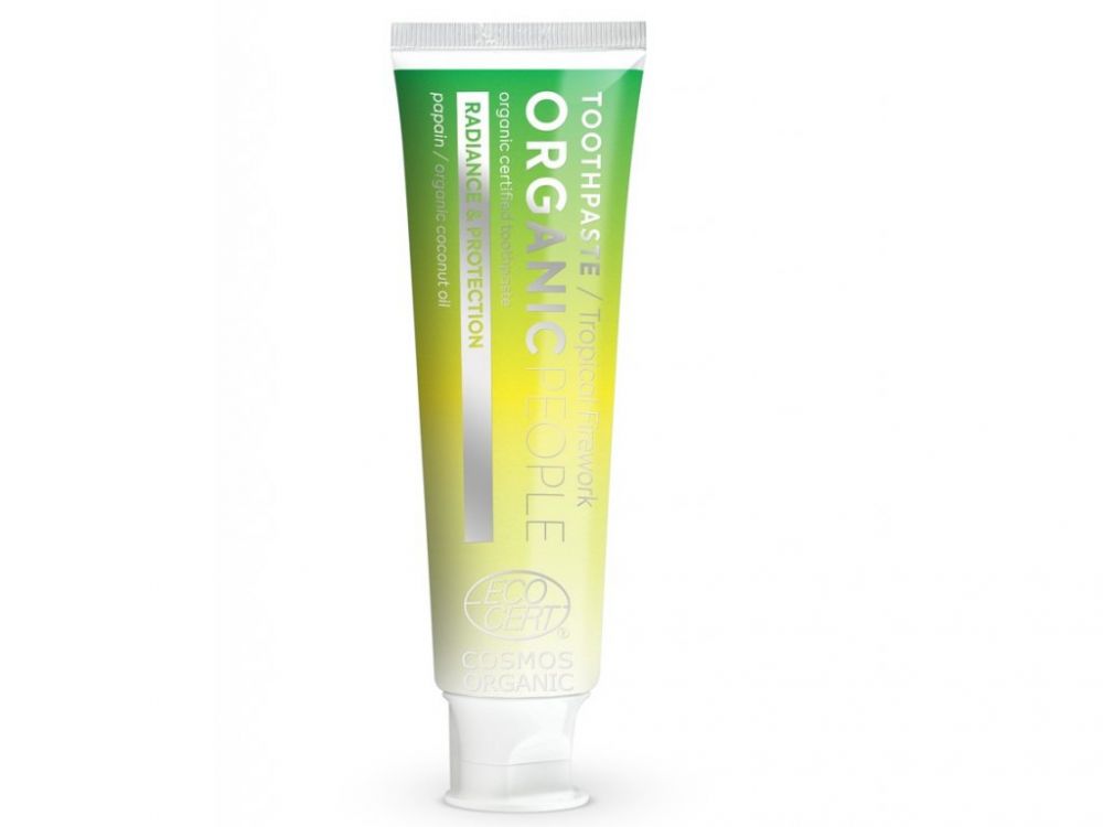 E-shop Organic People Organická certifikovaná zubní pasta - Tropický ohňostroj 85 g