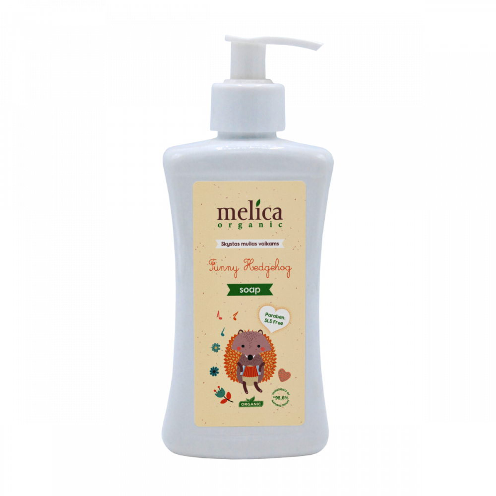 E-shop Melica Organic Organické dětské tekuté mýdlo ,,Legrační ježek" 300 ml