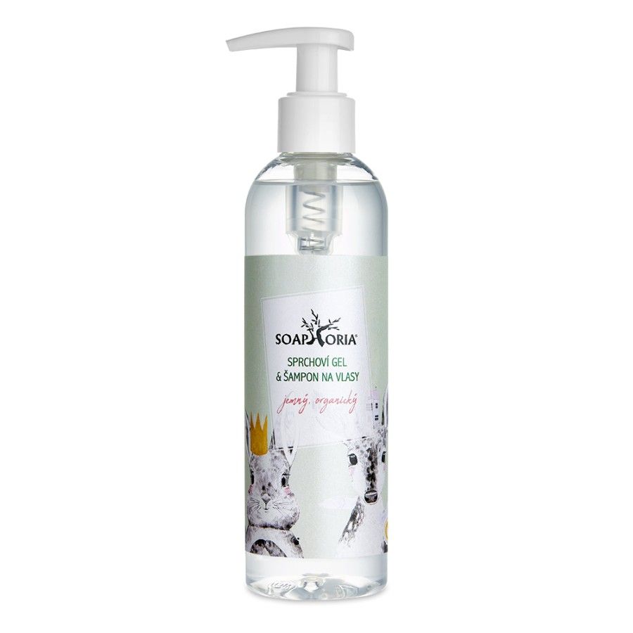 E-shop Organický sprchový gel a šampon na vlasy Soaphoria 250 ml