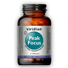 Peak Focus Organic (Normální kognitivní funkce) 6 kapslí Viridian