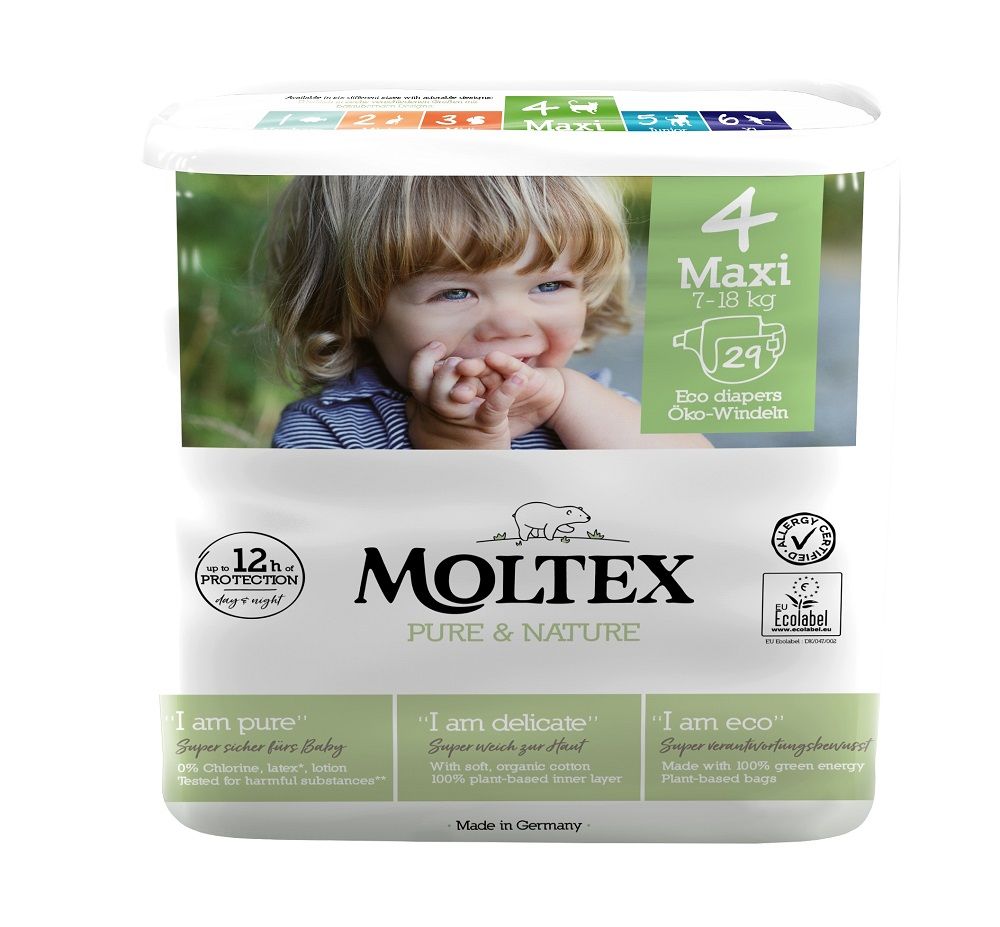 E-shop Moltex Plenky Pure & Nature Maxi 7-14 kg 29 ks