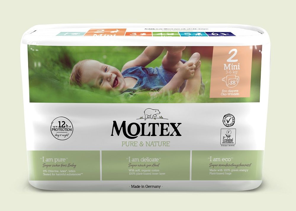 E-shop Moltex Plenky Pure & Nature Mini 3-6 kg 38 ks