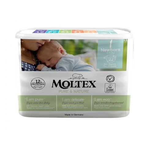 Plenky Pure & Nature Newborn Moltex 2-4 kg 22 ks