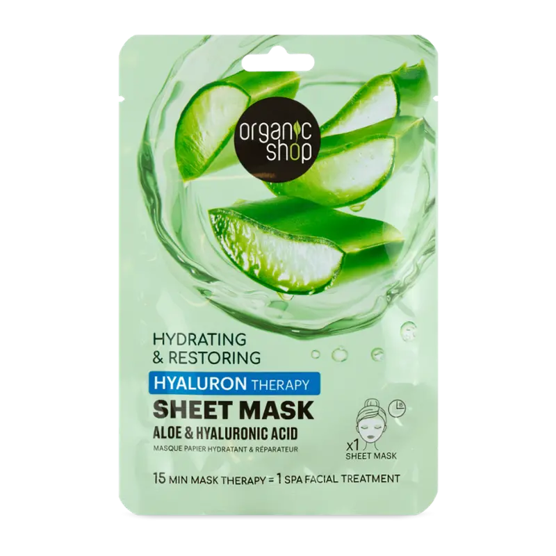 Organic Shop Pleťová maska Hyaluronová terapie 1 ks
