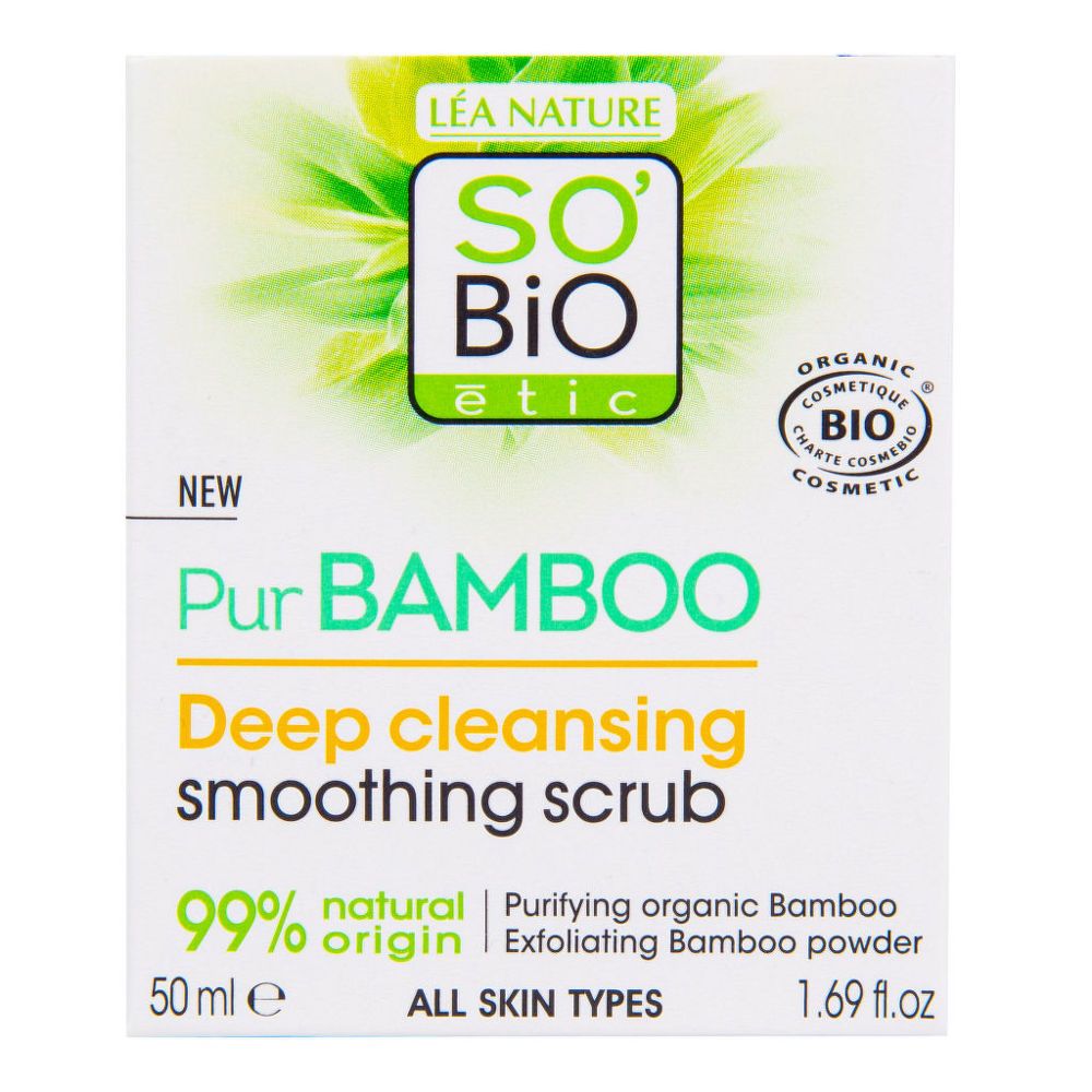 E-shop Pleťový peeling hluboce čistící Pur Bamboo SO’Bio étic 50ml