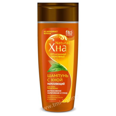 Posilující šampon s hennou Fitokosmetik 270ml