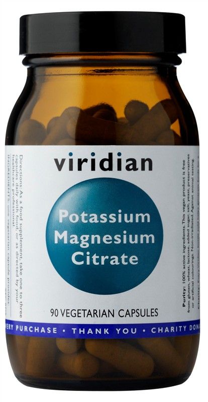 E-shop Viridian Potassium Magnesium Citrate 90 kapslí