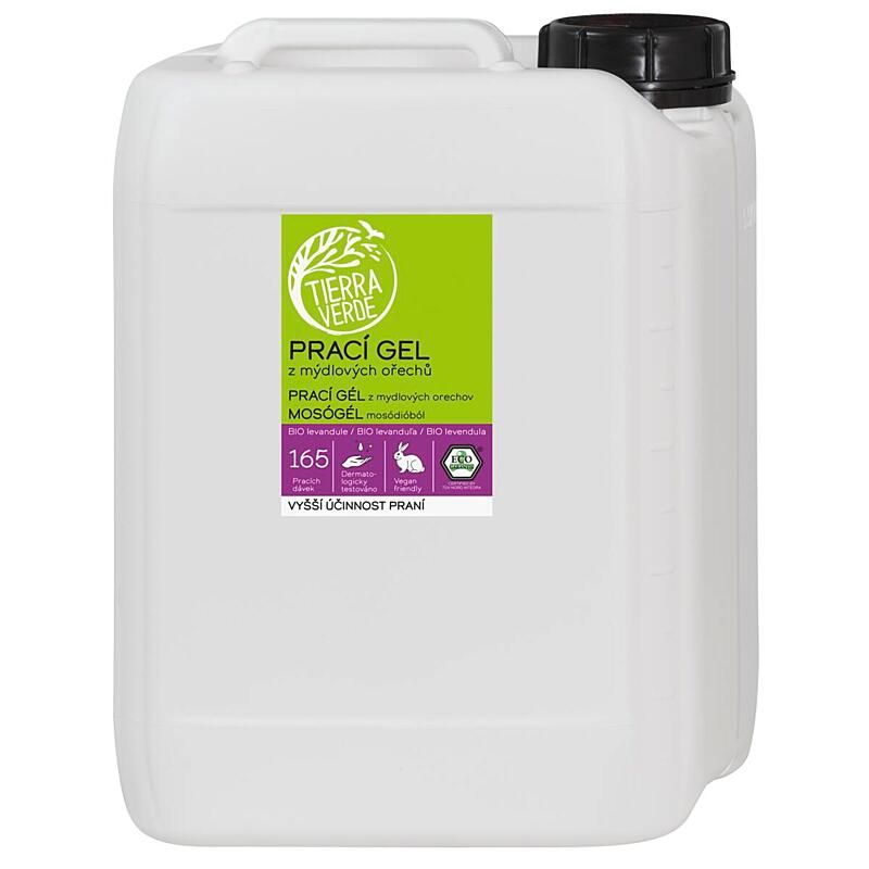 Tierra Verde Prací gel z mýdlových ořechů s levandulí 5L