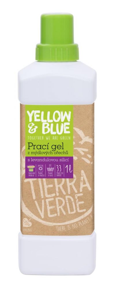 E-shop Tierra Verde Prací gel z mýdlových ořechů s levandulí 1L
