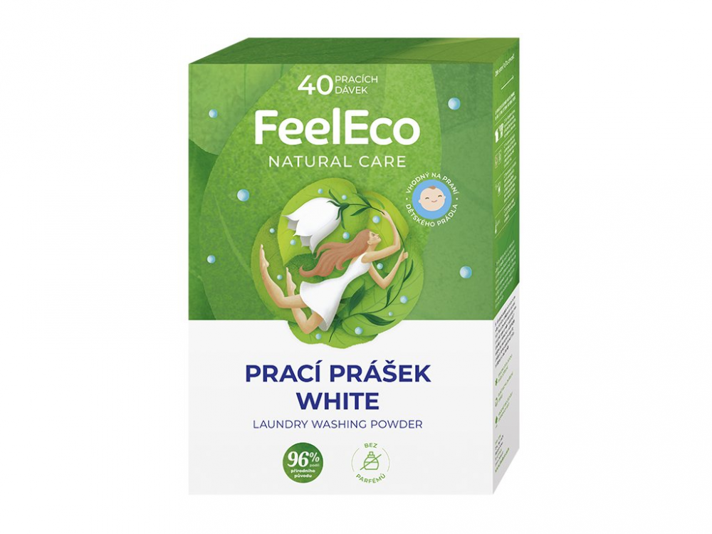 E-shop Feel Eco Prací prášek White 2,4 kg