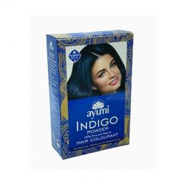 Prášek Indigo - barva na vlasy modročerná Ayumi 100g