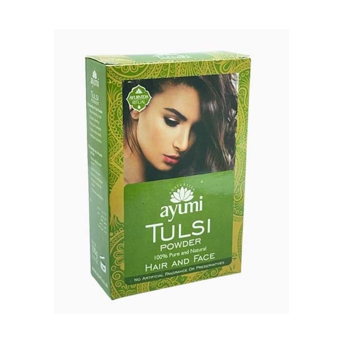 Ayumi Prášek Tulsi - přírodní výživa pro vlasy a pleť 100g