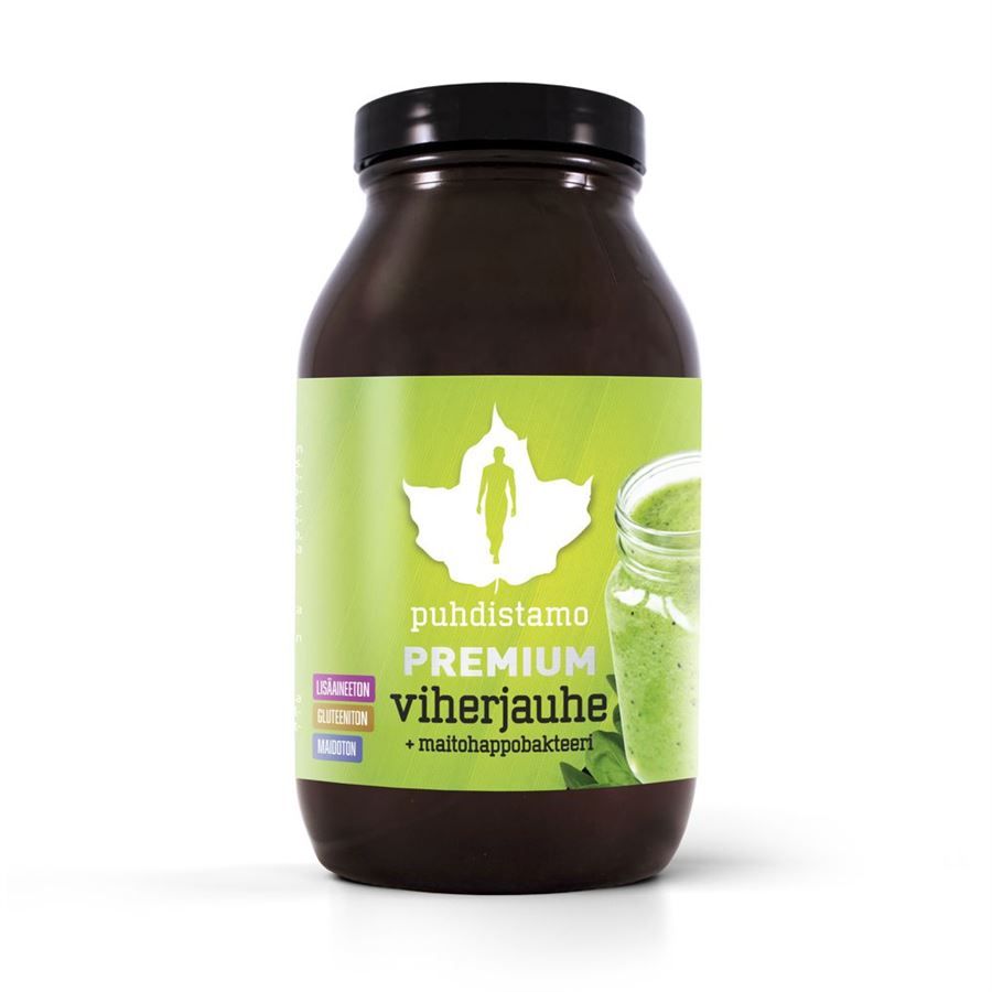 Puhdistamo Premium Green Powder (Prémiová směs zelených superpotravin) 120g