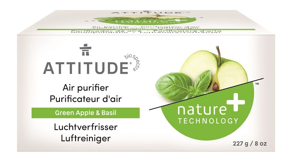 Attitude Přírodní čistící osvěžovač vzduchu s vůní zeleného jablka a bazalky 227 g