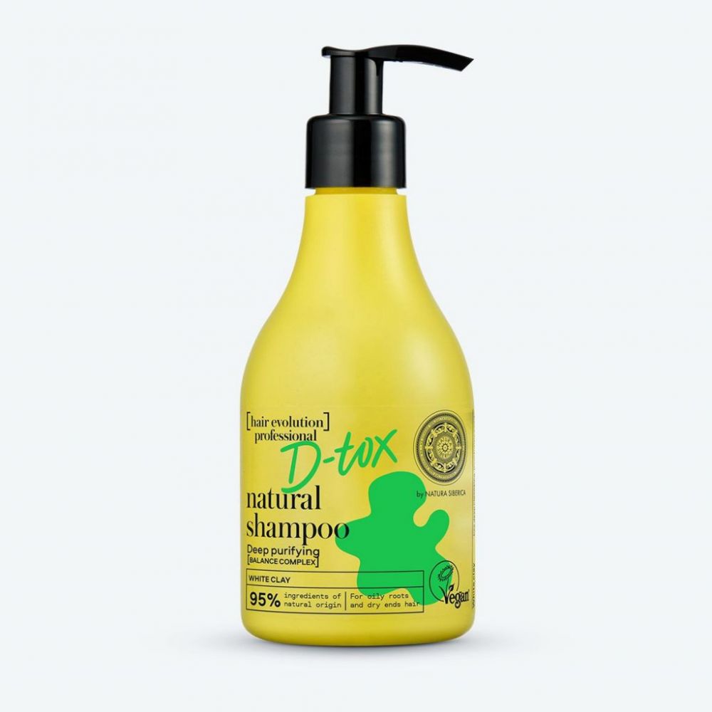 E-shop Natura Siberica Přírodní čisticí šampon D-Tox Hair Evolution 245 ml