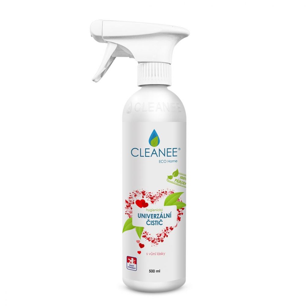 E-shop Cleanee Eco Přírodní hygienický čistič univerzální s vůní lásky 500ml