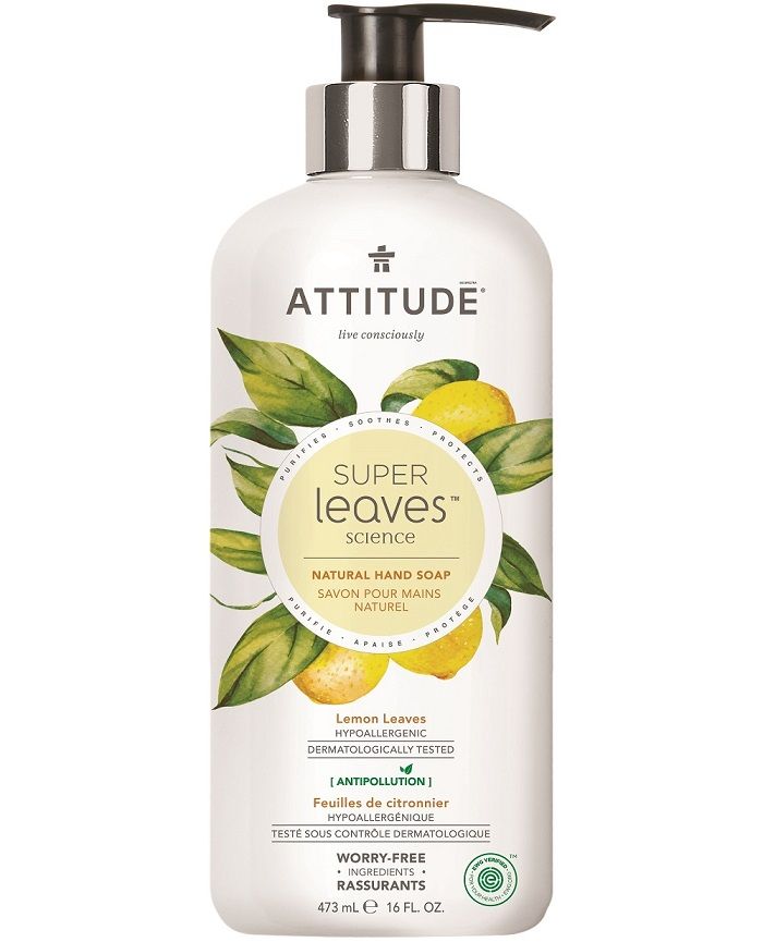 E-shop Attitude Super leaves Přírodní mýdlo na ruce s detoxikačním účinkem Citrusové listy 473ml