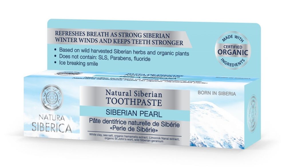 E-shop Natura Siberica Přírodní sibiřská zubní pasta «Perla Sibiře» 100 g
