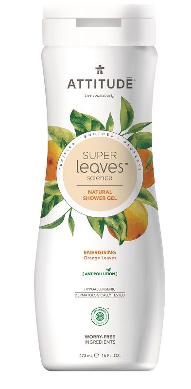 E-shop Attitude Super leaves Přírodní tělové mýdlo s detoxikačním účinkem Pomerančové listy 473ml